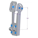 HESA PARTS - BRAZO DE ACERO LARGO UNIVERSAL