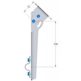 HESA PARTS - BRAZO DE ACERO LARGO UNIVERSAL