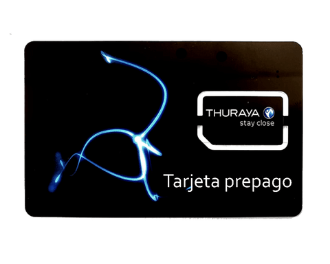 THURAYA - TARJETA SIM PREPAGO - THURAYA PREPAY NOVA PLUS