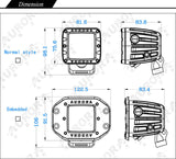 AURORA - ALO-2-D1C (30W) - FOCO LED