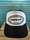 YORKAP - BLACK/WHITE "TRUCKER" CAP